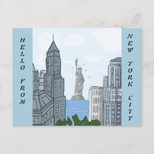 HALLO VAN NEW YORK CITY BRIEFKAART
