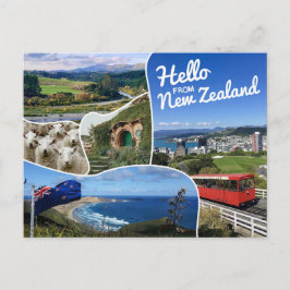 Hallo van Nieuw-Zeeland Briefkaart