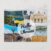 Hallo Van Oekraïne Briefkaart (Voorkant)