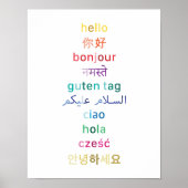 "Hallo" van over de hele wereld - 11x14 Poster (Voorkant)