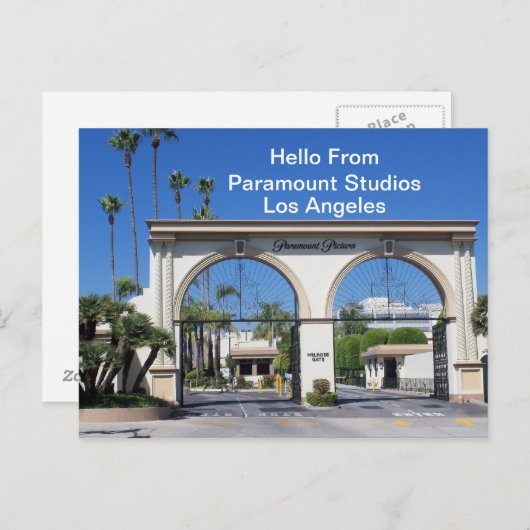 hallo van Paramount StudiosPostcard Briefkaart (Voorkant / Achterkant)