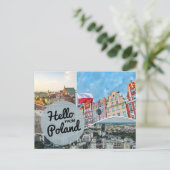 Hallo Van Polen Briefkaart (Staand voorkant)