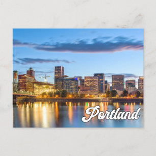 Hallo Van Portland, Oregon, Verenigde Staten Briefkaart
