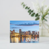 Hallo Van Portland, Oregon, Verenigde Staten Briefkaart (Staand voorkant)