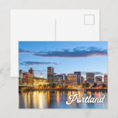Hallo Van Portland, Oregon, Verenigde Staten Briefkaart (Voorkant / Achterkant)