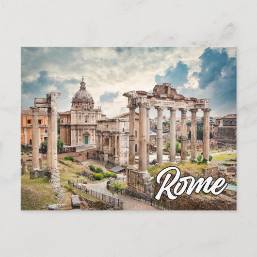 Hallo Van Rome, Italië Briefkaart (Voorkant)