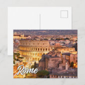 Hallo Van Rome, Italië Briefkaart (Voorkant / Achterkant)
