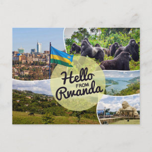 Hallo Van Rwanda Briefkaart