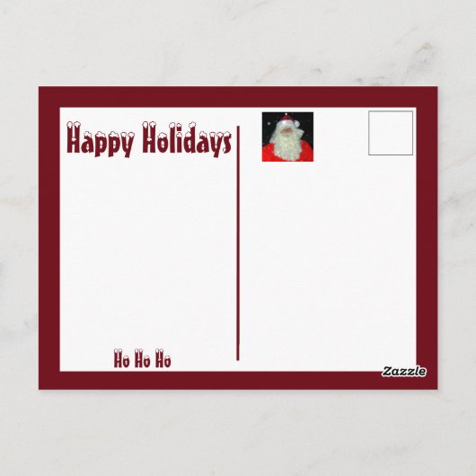 hallo van Santa Briefkaart (Achterkant)