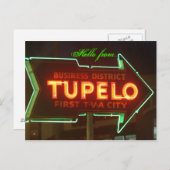 hallo van Tupelo! Briefkaart (Voorkant / Achterkant)