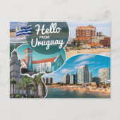 Hallo Van Uruguay Briefkaart (Voorkant)