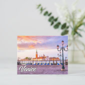 Hallo Van Venetië, Italië Briefkaart (Staand voorkant)