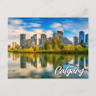 Hallo vanuit Calgary, Alberta, Canada Briefkaart