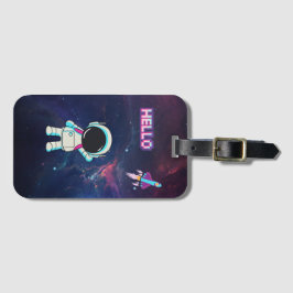 Hallo Vanuit de ruimte. Bagagelabel