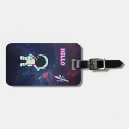 Hallo Vanuit de ruimte. Bagagelabel