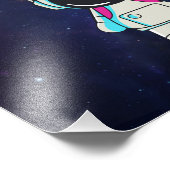 hallo "Vanuit de ruimte" Foto Afdruk (Hoek)