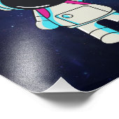 hallo "Vanuit de ruimte" Foto Afdruk (Hoek)