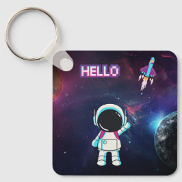 Hallo Vanuit de ruimte. Sleutelhanger