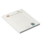 Hallo vanuit het kamp  notitieblok (Schuin)