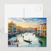 Hallo Vanuit het mooie Venetië, Italië Briefkaart (Voorkant / Achterkant)