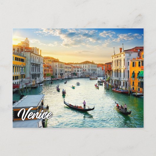 Hallo Vanuit het mooie Venetië, Italië Briefkaart (Voorkant)