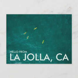 Hallo vanuit La Jolla, San Diego  Briefkaart