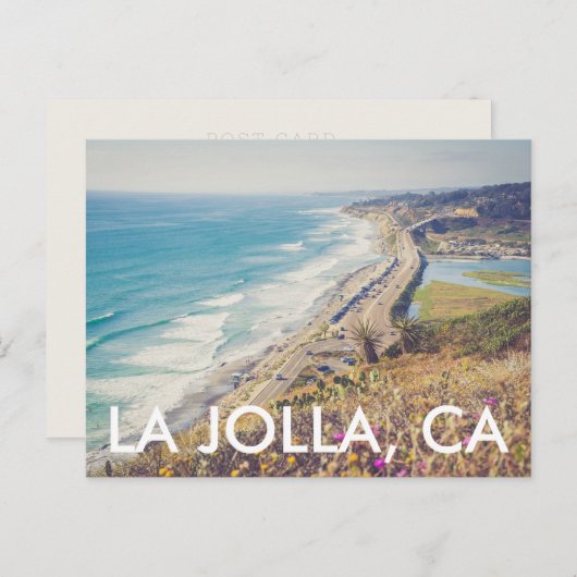 Hallo vanuit La Jolla, Torrey Pines ansichtkaart Briefkaart (Voorkant / Achterkant)