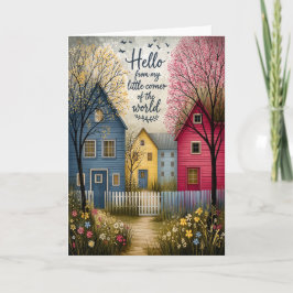 Hallo vanuit mijn kleine hoekhuisjes kaart