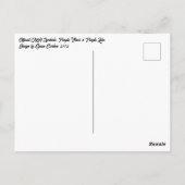 Hallo vanuit New Hampshire Paarse Vink & Seringen Briefkaart (Achterkant)