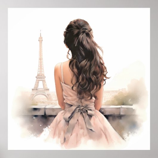 Hallo vanuit Paris Poster (Voorkant)