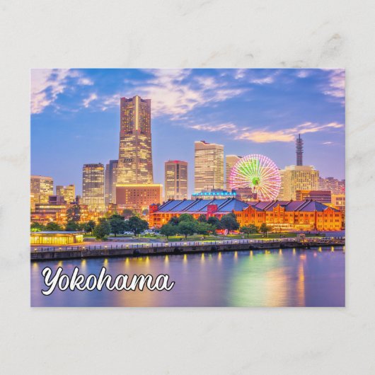 Hallo Vanuit Yokohama, Japan Briefkaart (Voorkant)