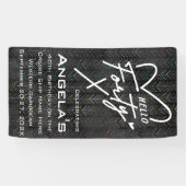 Hallo Veertig verjaardag Cruise Door Spandoek (Horizontaal)