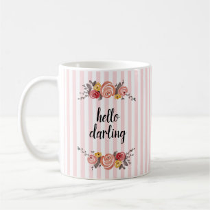 hallo verf met donkerband koffiemok