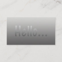 Hallo * Verloop één kleur zilver met aangepaste te