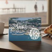 Hallo Verplaats stad Michigan Briefkaart