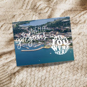 Hallo Verplaats stad Michigan Briefkaart