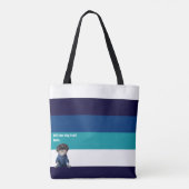 Hallo Vertel het uw Hond Ik zei Tote Bag (Achterkant)