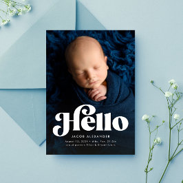 Hallo Vet retro Aankondiging