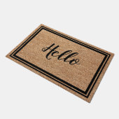 Hallo Vet Vriendelijk © Faux Coir Doormat Design Deurmat (Schuin)