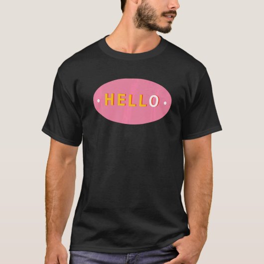 hallo  vibes t-shirt (Voorkant)