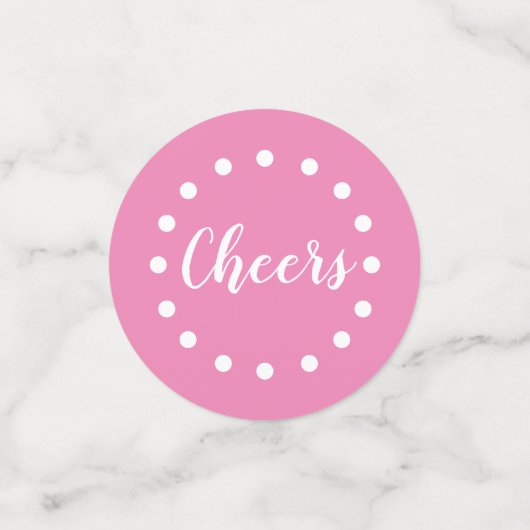 Hallo vierde 0 | Milestone Verjaardag Custom Party Confetti (Kleine voorkant)