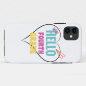 hallo vierde graad | Beste cadeau voor de eerste s Case-Mate iPhone Case (Achterkant (horizontaal))