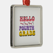 hallo vierde graad metalen ornament (Rechts)