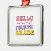 hallo vierde graad metalen ornament (Links)