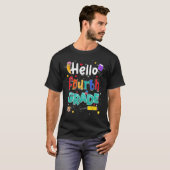 hallo Vierde graad Team 4e graad Leerleraar Kind T T-shirt (Voorkant volledig)