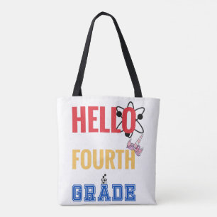 hallo vierde graad Terug naar school 2021 Tote Bag