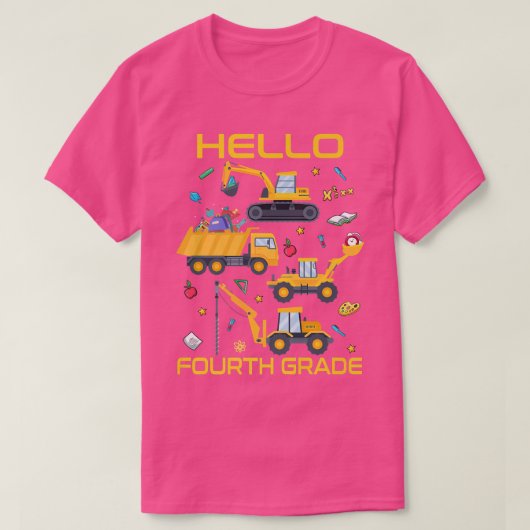 hallo vierde graad vierde aanlegtraject t-shirt (Design voorkant)