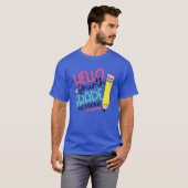 hallo vierde klas studenten t-shirt (Voorkant volledig)