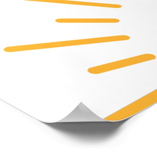 hallo "Vierde klas" Sunshine Classroom Poster (Hoek)