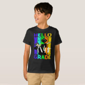 hallo vierde klas|Terug naar school Hallo vierde k T-shirt (Voorkant volledig)